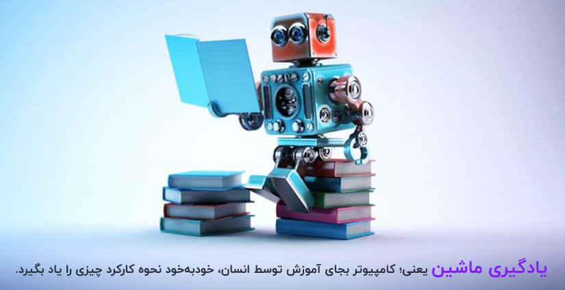 یادگیری ماشین یعنی؛ کامپیوتر به جای آموزش توسط انسان، خود به خود نحوه کارکرد چیزی را یاد بگیرد